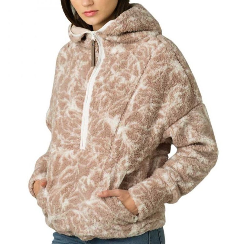 Prana Polar Escape Half Zip Hoodie Sweatshirt